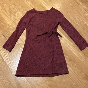 Like new girls faux wrap dress
